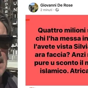 Cosenza, commento sessista su Silvia Romano inguaia ex comandante della Municipale