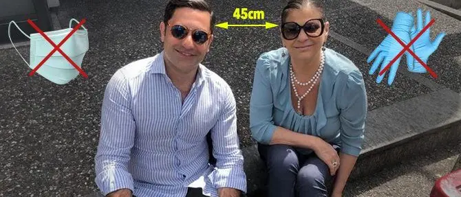 Santelli e Furgiuele vicini vicini: “buongiornissimo” senza mascherina