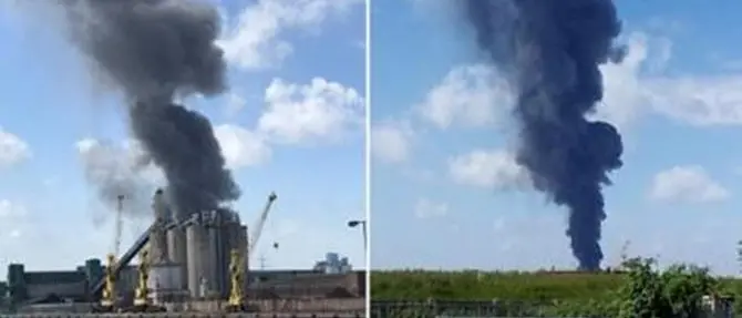 Grosso incendio a Venezia, due operai feriti: uno è gravissimo