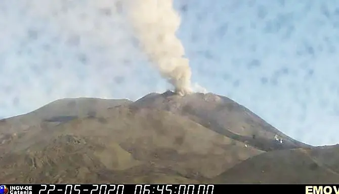 L’Etna torna a farsi sentire: esplosioni e colonna di cenere alta 4500 metri