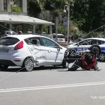 Incidente a Cetraro, scontro auto-moto: ferito centauro