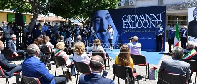 La Calabria ricorda il sacrificio di Falcone: la commemorazione a San Luca