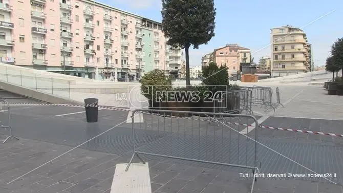 Piazza Bilotti a Cosenza, al vaglio la chiusura parziale del traffico auto