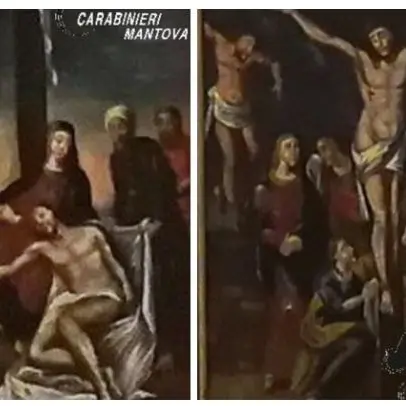 Suora ruba 14 dipinti della via Crucis in convento, recuperati dai carabinieri