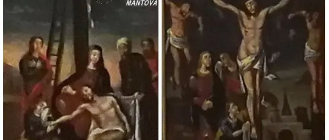Suora ruba 14 dipinti della via Crucis in convento, recuperati dai carabinieri