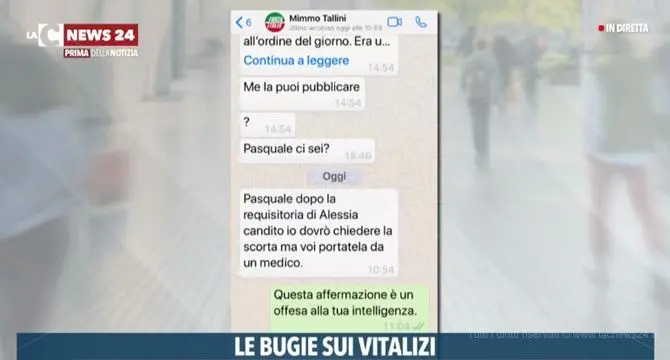 Vitalizi, Tallini shock: «Per colpa di LaC News24 mi serve la scorta»