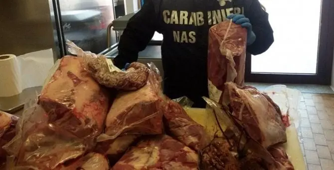 I Nas sequestrano 9 tonnellate di carne e pesce prive di controlli sanitari