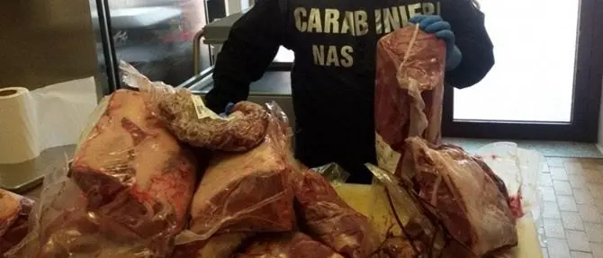 I Nas sequestrano 9 tonnellate di carne e pesce prive di controlli sanitari