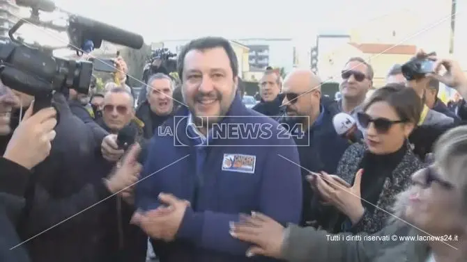 Salvini a Reggio Calabria: la Lega batte un colpo in vista delle comunali d'autunno