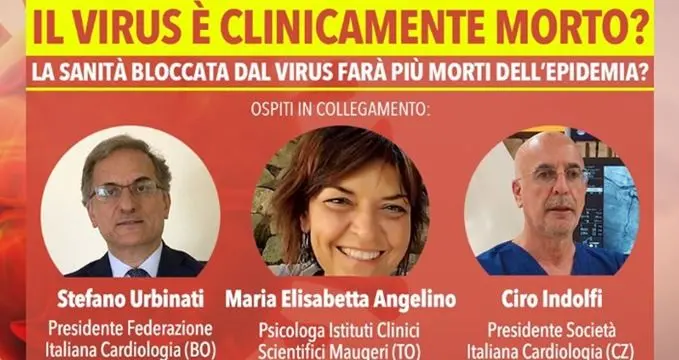 Il virus è clinicamente morto? Speciale diretta streaming con esperti e medici