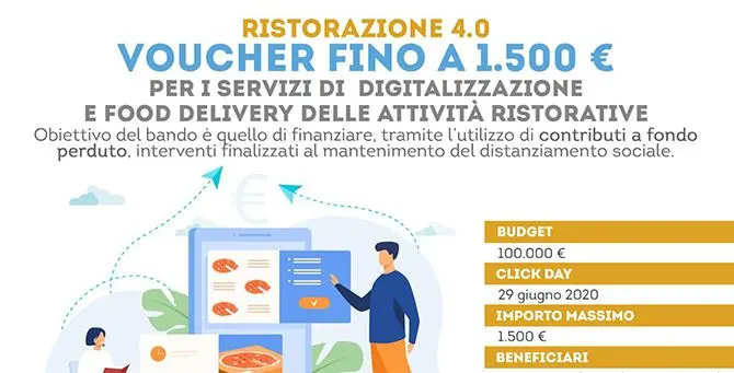 Catanzaro, menù e ordinazioni digitali: ecco il bando della Camera di commercio