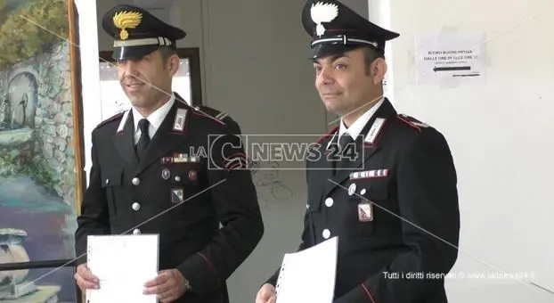 Polistena, salvarono bimbo durante lockdown: encomio per 2 carabinieri