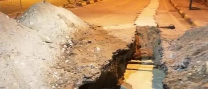 Scoppia la nuova condotta idrica, a San Ferdinando rubinetti a secco