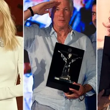 Le opere del maestro Affidato premiano i grandi del cinema internazionale