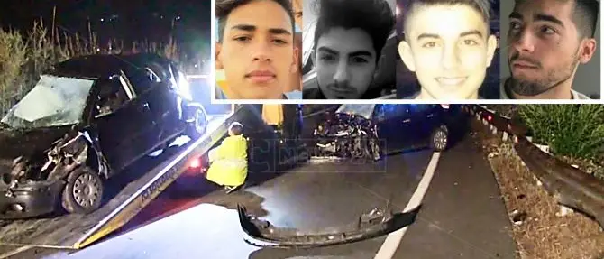 Un arresto per l'incidente di Rende in cui morirono quattro giovani: in carcere 33enne