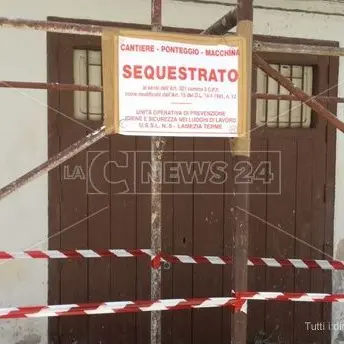 Lamezia, operaio morto sul lavoro: torna in carcere titolare della ditta