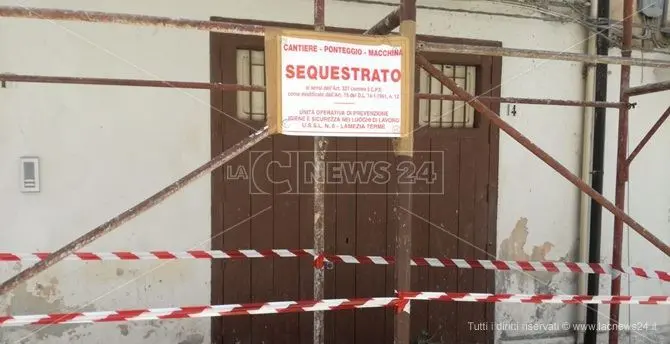 Lamezia, operaio morto sul lavoro: torna in carcere titolare della ditta