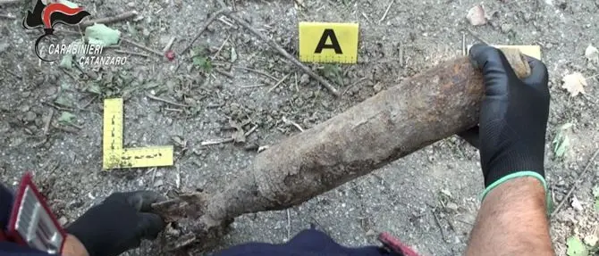 Catanzaro, rinvenuta e fatta brillare bomba della seconda guerra mondiale