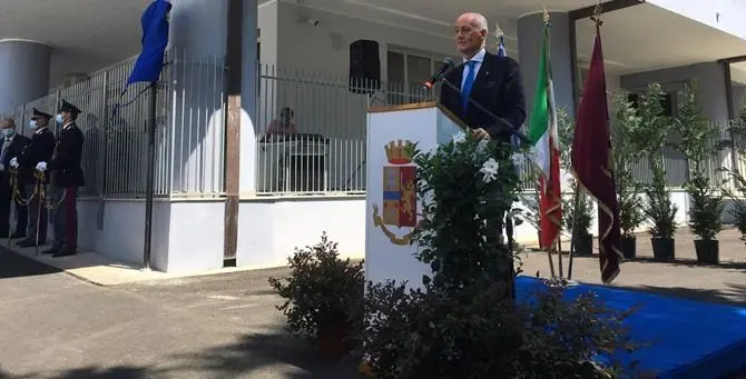 Castrovillari, Gabrielli inaugura nuovo commissariato: «Punto di riferimento per comunità»