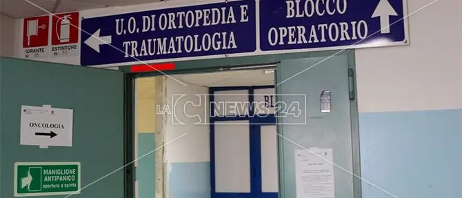 Ospedale di Castrovillari, si dimette il primario di Ortopedia