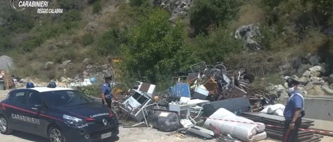 Discarica abusiva sequestrata a Bagnara, denunciato il proprietario