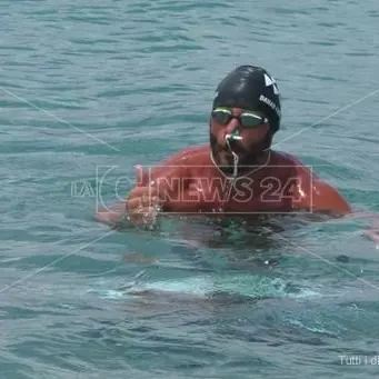 Il legame tra il milanese campione di apnea e Soverato: «I miei record fatti in Calabria»