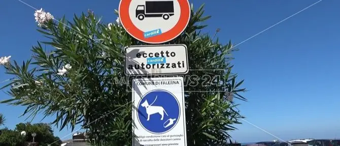 «Sono stato io, scusate»: turista 28enne restituisce al Comune i cartelli divelti a Falerna