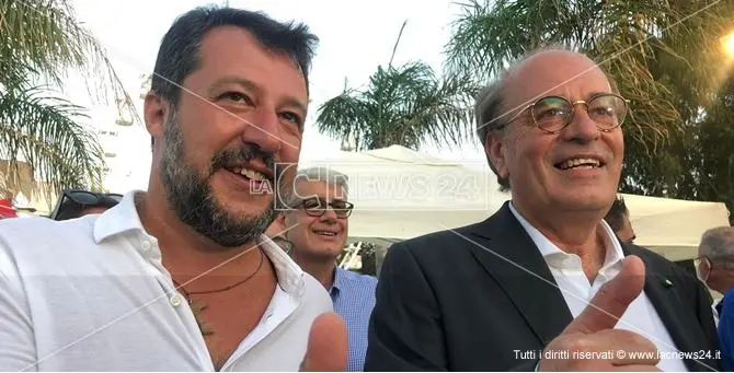 Elezioni a Reggio Calabria, Salvini: «Città allo sbando, impossibile che Falcomatà vinca»