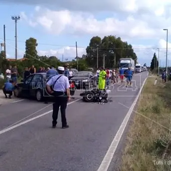 Incidente a Pizzo, scontro auto-moto sulla statale 18: un ferito