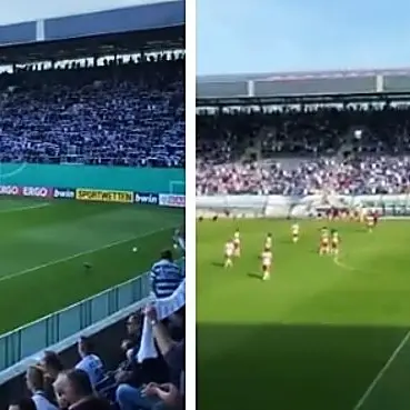 Coppa di Germania, la partita si gioca a porte aperte: oltre 7500 tifosi sugli spalti