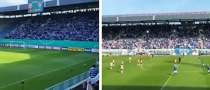Coppa di Germania, la partita si gioca a porte aperte: oltre 7500 tifosi sugli spalti