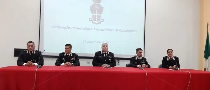 Carabinieri Catanzaro, quattro nuovi ufficiali per il comando provinciale