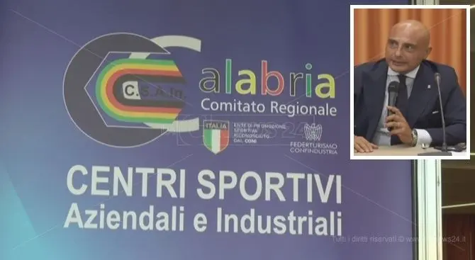 Centri sportivi, Di Tillo riconfermato alla presidenza del Csain Calabria