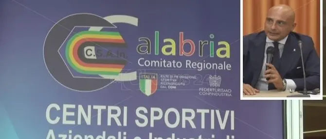 Centri sportivi, Di Tillo riconfermato alla presidenza del Csain Calabria