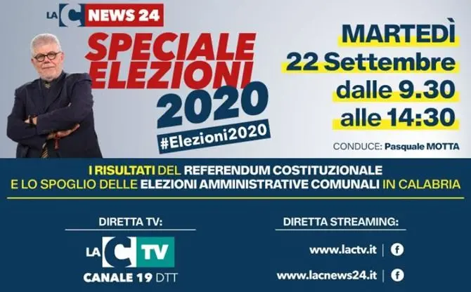 Speciale elezioni Calabria 2020: tutti i risultati in diretta nella maratona di LaC Tv