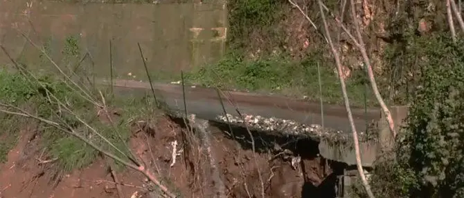 San Pietro a Maida, chiesto contributo da un milione per la strada crollata