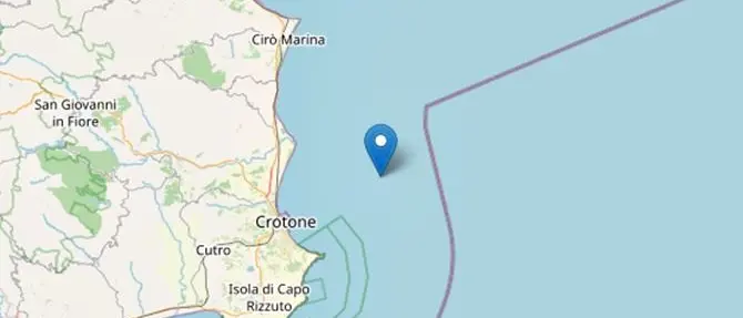 Terremoto al largo di Crotone, trema la Costa ionica calabrese