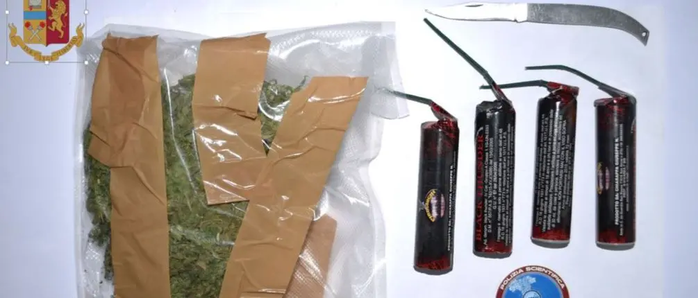Serra San Bruno, giovane beccato con marijuana ed esplosivi: arrestato