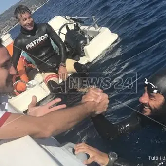 Apnea, nuovo record mondiale di Homar Leuci nelle acque di Soverato