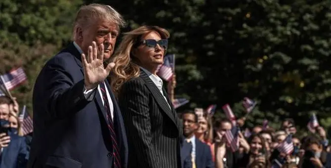 Coronavirus, l'annuncio di Donald Trump: «Io e Melania positivi, siamo in quarantena»