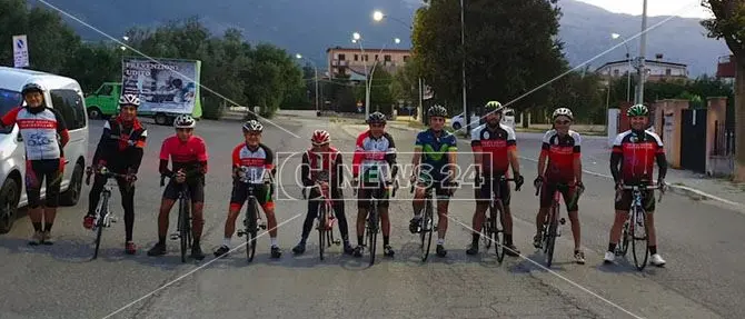 Anteprima del giro d'Italia con la ciclolonga Castrovillari Matera
