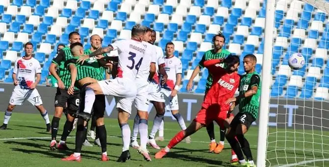 Seria A, per il Crotone terzo ko consecutivo: sconfitto 4-1 a Sassuolo