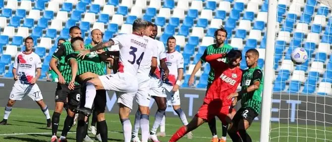 Seria A, per il Crotone terzo ko consecutivo: sconfitto 4-1 a Sassuolo