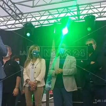 Salvini a Taurianova per festeggiare Biasi: «Da qui conquisteremo la Calabria»