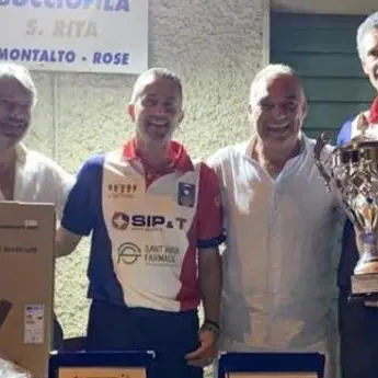 Bocce, grande partecipazione al torneo regionale di Montalto Uffugo: i vincitori