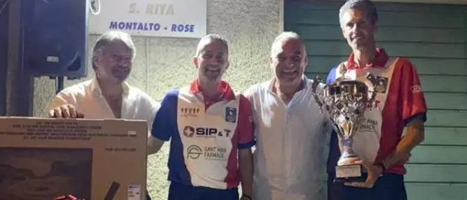 Bocce, grande partecipazione al torneo regionale di Montalto Uffugo: i vincitori