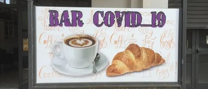 A Vibo spunta il bar “Covid-19”, il titolare: «Un modo per far riflettere»
