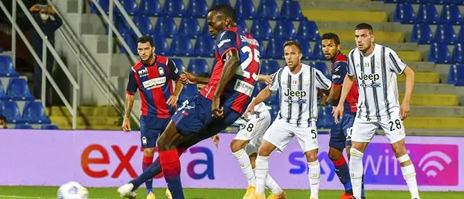 Serie A, Crotone è un pari che sta stretto. Contro la Juve è 1-1