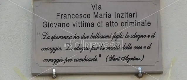 Rizziconi, ucciso dalla mafia a 18 anni: ora una via porta il nome di Francesco Inzitari