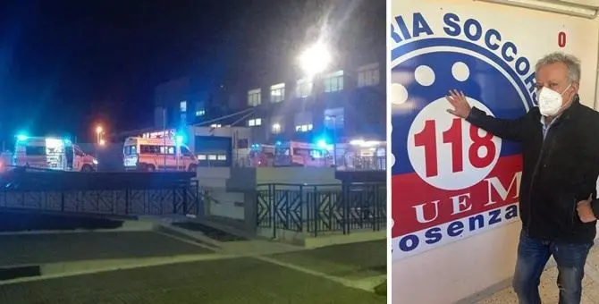 Cosenza, la lunga notte del 118: «È stata dura, ma reggiamo e nessuno sarà lasciato a casa»